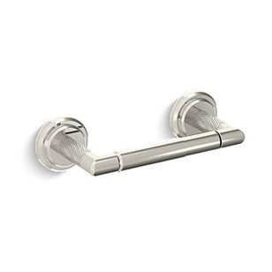 KALLISTA® P24939-SNW-SN Toilet Paper Holder With Polished Nickel Accent, Brass Polished Nickel