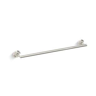 KALLISTA® Pure Paletta® P24941-00-SN Towel Bar, 24 in L Bar, Brass