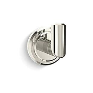KALLISTA® Pure Paletta® P24946-00-SN Hook, 2-9/16 in H, Brass, Polished Nickel