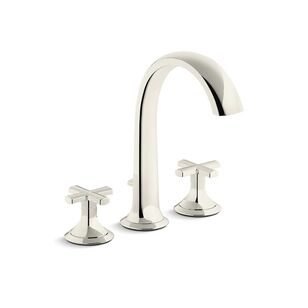 KALLISTA® Script™ P25003-CR-SN Bath Faucet, Deck, Polished Nickel