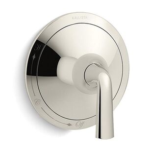 KALLISTA® Script® P25018-LV-SN Single Control Valve Trim, Lever Handle, 1-Handle -Handle, Metal, Polished Nickel