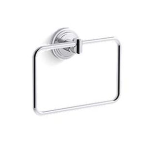 KALLISTA® Pinna Paletta® P25336-CPH-CP Towel Ring, 5-5/8 in OAH, Brass