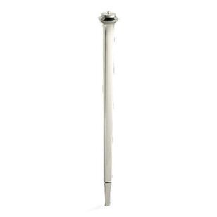 KALLISTA® Script™ P74242-SN-SN Console Table Leg With Polished Nickel Accent, 19-11/16 in L, 24-1/4 in W, 33-9/16 in H
