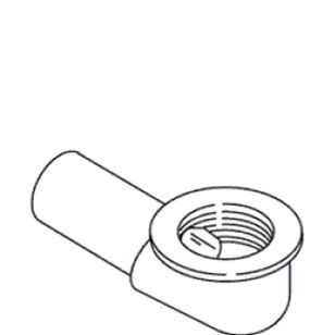 Kohler® 1007565 Elbow and Tube Sub Assembly, 1-1/2 in Drain Opening