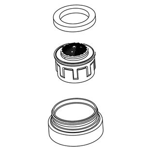 Kohler® 1249046-CP Aerator Kit, 0.5 gpm, Polished Chrome
