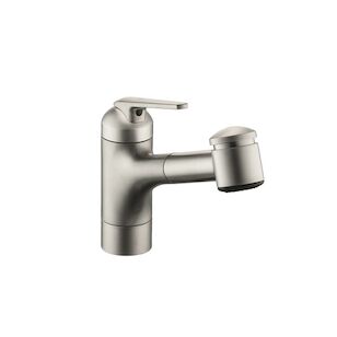 KWC 10.061.033.127 DOMO PULL OUT FAUCET SPLENDURE STAINLESS STEEL 9IN REACH