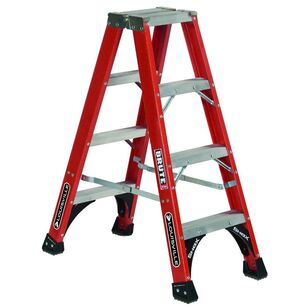 4-Foot Fiberglass Step Ladder, Type IAA, 375-pound Load Capacity, FM1404HD