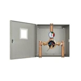 LEONARD® ECO-MIX™ DURA-trol® TM-800-LF-RF-STSTL-EXP-VIEW Thermostatic Mixing Valve, 1 x 1-1/4 in Nominal, 3 to 64 gpm