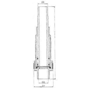 3/4'' PVC EXPAND REPAIR CPLG 7-1/2'' TO 9-3/4''
