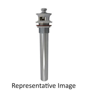 Mountain Plumbing Products CMT750/CPB Lift and Turn Lavatory Grid Drain With Overflow, Brass Drain, Polished Chrome