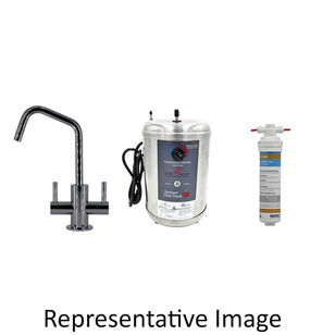 Mountain Plumbing Products MT1821DIY-NL/BN Water Faucet, Deck, Cold, Hot, 2-Handle, PVD Black Nickel