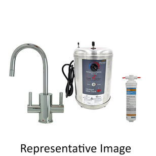 Mountain Plumbing Products MT1841DIY-NL/MBC Water Faucet, Deck, Cold, Hot, 2-Handle, Cerakote® Matte Black