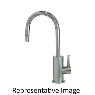 Mountain Plumbing Products MT1843-NL/GM Point-of-Use Drinking Faucet With Contemporary Round Body and Handles, Deck