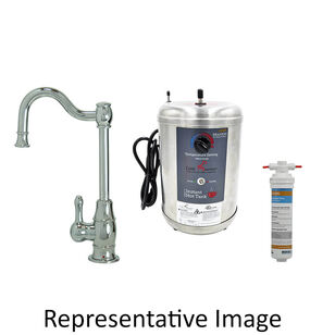 Mountain Plumbing Products MT1870DIY-NL/SB Water Faucet, Deck, Hot, 1-Handle, Satin Brass