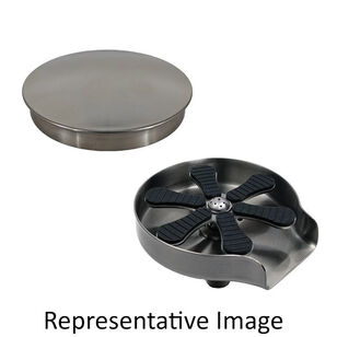 MT MT250/BRN GLASS RINSER BASE AND COVER INCLUDED BRUSHED NICKEL