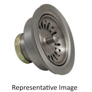 Mountain Plumbing Products MT303/MBC Deluxe Kitchen Sink Strainer, 3-1/2 in Nominal, Stainless Steel