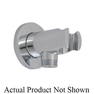 Mountain Plumbing Products MT41/PN Round Waterway Elbow With Handshower Holder, 1/2 x 1/2 in, FNPT x NPSM, Brass