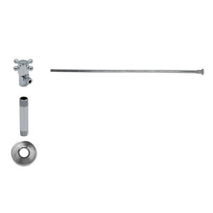 Mountain Plumbing Products MT4800X-NL/PVD Toilet Supply Kit, 1/2 x 3/8 in, FIP x Compression, Polished Brass