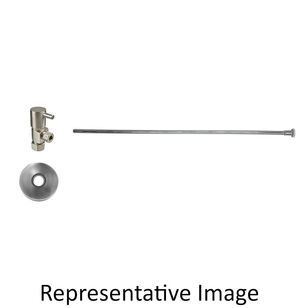Mountain Plumbing Products MT5820L-NL/GM Toilet Supply Kit, 1/2 x 3/8 in, Compression, 20 in L, PVD Gunmetal