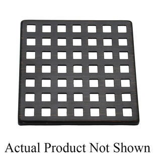 Mountain Plumbing Products Select® Series Re-Vive™ MT607/MB Shower Drain, NPSM, 4 in Grid, 304 Stainless Steel Grid