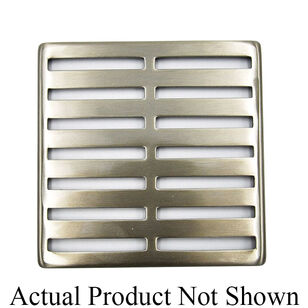 Mountain Plumbing Products Select® Series Re-Vive™ MT608/CPB Shower Drain, NPSM, 4 in Grid, 304 Stainless Steel Grid