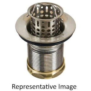 Mountain Plumbing Products MT710/SG Bar/Prep Strainer With 1-11/16 x 2-1/8 in Lift-Out Basket, 2-1/2 in Nominal, Brass