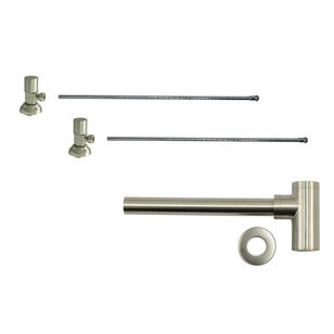 Mountain Plumbing Products MT9002-NL/PEW Lavatory Supply Kit, 1/2 x 3/8 in, Compression x Compression, Satin Gold