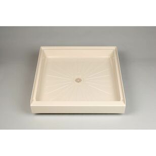 Durabase Shower Floor, 36'' Wx36'' D, Bone
