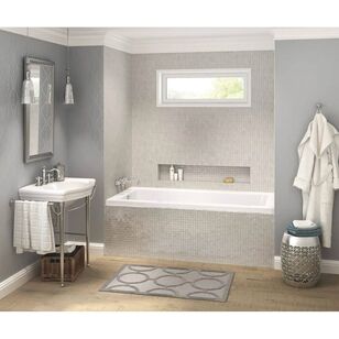 MAAX® Pose 7242 IF 106213-000-001-104 Bathtub, Soaker Bath Therapy, Rectangular, 72 in L, 42 in W, White