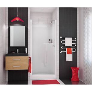 MAAX® Professional Series SS32 140085-000-002 Shower, 32 in OAL, 33 in OAW, 78 in OAH, AcrylX, White