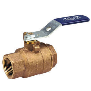 NIBCO® T-585-70 Series NL9510C Inline Ball Valve, 1-1/2 in, FNPT, Bronze, 600 psi
