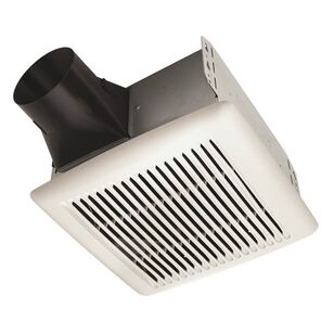 Broan-NuTone® InVent Series A110 Bathroom Ventilation Fan, 120 VAC, 0.4 A, Polymeric/Steel Housing, Galvanized Housing
