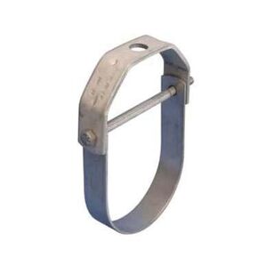 nVent CADDY 406 Series 4060400S4 Clevis Hanger, 4 in Pipe, 5/8 in Rod, 7-3/4 in H, 1130 lb Load, Stainless Steel