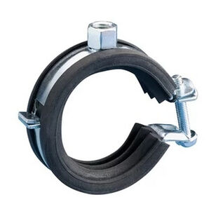 nVent CADDY Superfix 454 Series 454017 Standard-Duty Clamp, 300 lb Weight, 4 in Pipe, Steel, Electrogalvanized