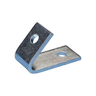 nVent CADDY L470450EG Angle Bracket, 2-1/2 in W, Steel, Electro-Galvanized, 0.55 in Mounting Hole