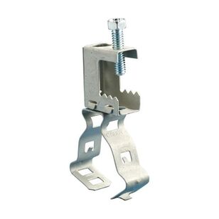 nVent ERICO BC812M Conduit to Beam Clamp, 1/2 to 3/4 in, 1.181 in Ma, 0.709 in Min, Steel