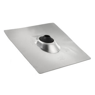 Oatey® No-Calk® 12849 Roof Flashing, 18 in L Base, 18 in W Base, Sealing Collar, Aluminum, Unfinished