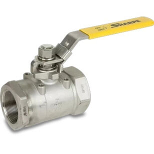SHARPE® 50C Series SV50C767004 Ball Valve, 1/2 in, Threaded, Stainless Steel