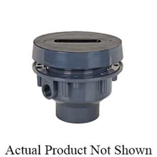 Sioux Chief FinishLine™ 832 Series 832-25AF Adjustable On-Grade Floor Drain, 2 x 3 in Nominal, SCH 40 Hub, ABS
