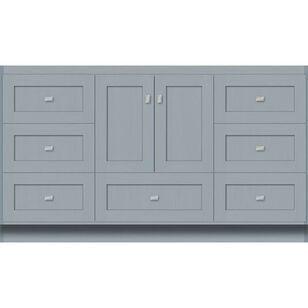 60 X 21 X 34.5 Montlake Vanity Shaker Silver Oak Sb