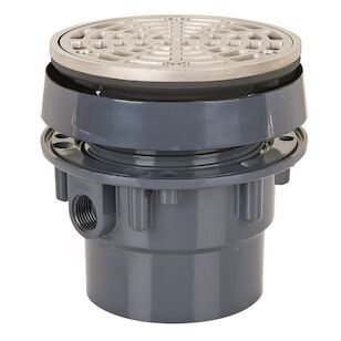 SIOUX 832-35PSR DRAIN FINISH LINE 3 PVC 5SS R&S RND
