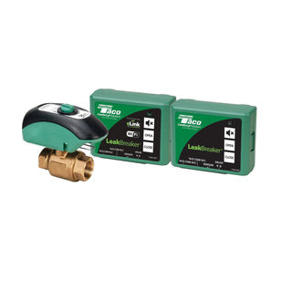 Taco Comfort Solutions® LeakBreaker® LB-075-H-2LF Water Heater Shut-Off Valve With Control and Sensor, 3/4 in, NPT