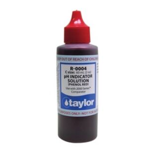 taylor® R-0004-C-12 pH Indicator Solution, Liquid, 2 oz Dropper Bottle