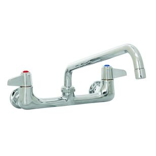 T&S Equip 5F-8WLX08 Faucet, Wall, Polished Chrome