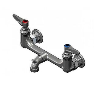 T&S B-0673-POL Service Sink Faucet, Wall, Polished Chrome