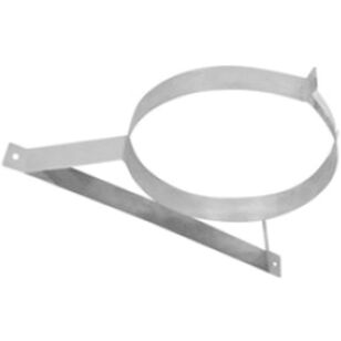 Hart & Cooley® 502079 Wall Band, 6 in, Stainless Steel