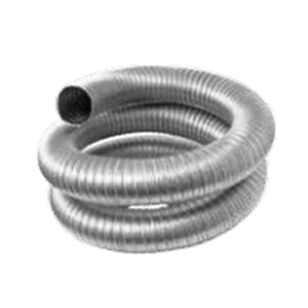 DuraVent® 5FSFLEX-20 Flexible Connector, 5 in, 20 ft L, Stainless Steel