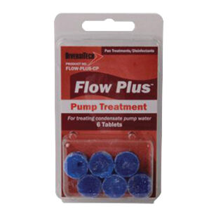 DiversiTech® FLOW-PLUS-CP Flow-Plus Condensate Pan Treatment, 6 Tabs, Clamshell, Solid