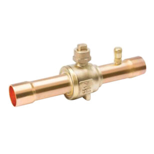 MUELLER INDUSTRIES CYCLEMASTER® AQ17866 Ball Valve With Access Port, 1-3/8 in Nominal, Sweat, Up to 775 lbf/sq-in