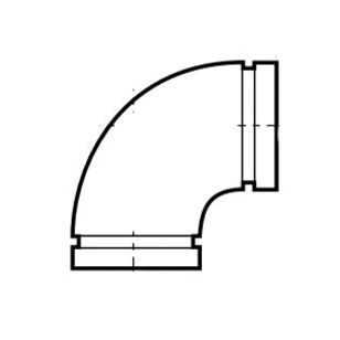 VICF F060010GDR 6 90 ELL 10DR MCH 1 TAP DRN GLV